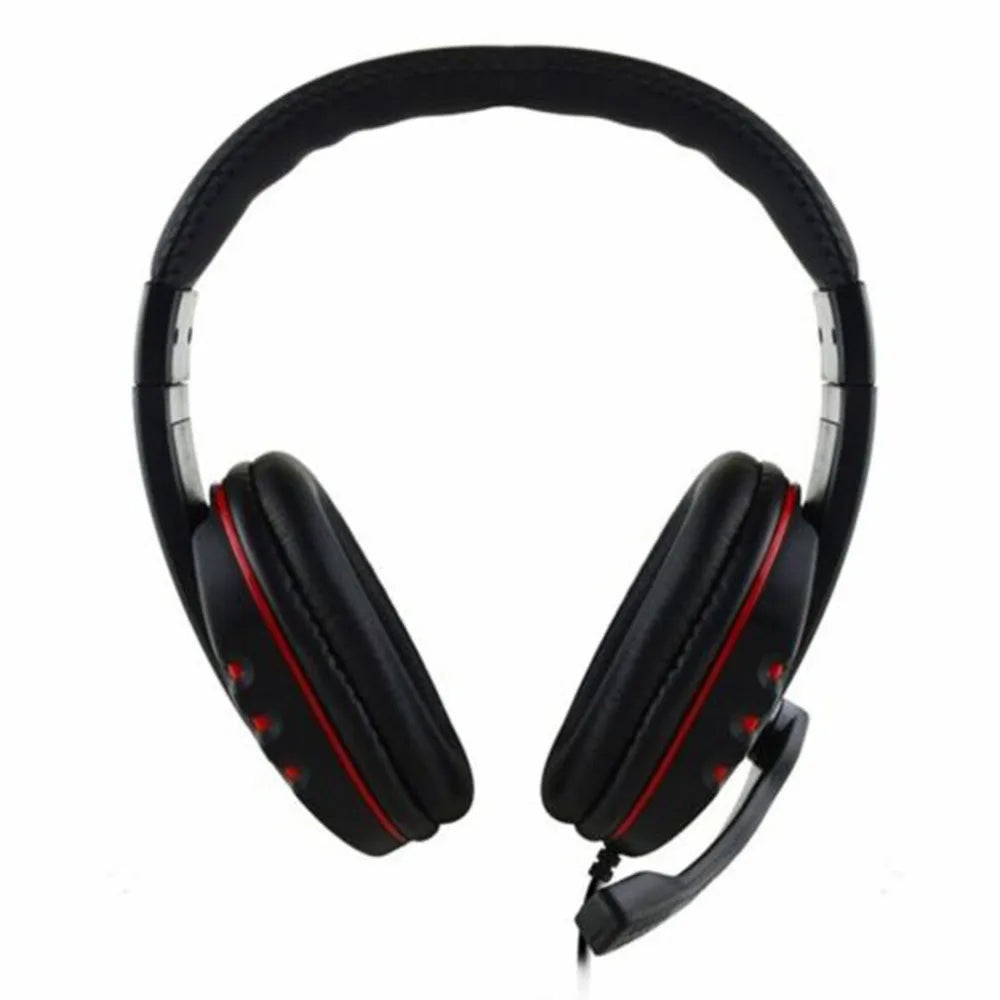 Fones de ouvido 3.5mm com fio gaming headset música para ps4 play station 4 jogo pc chat computador com microfone