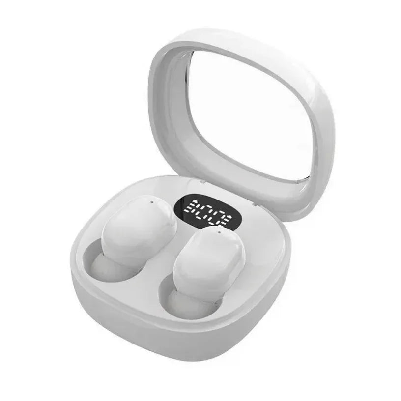 VIKEFON Fones de ouvido Bluetooth 5.3 Mini fones de ouvido TWS sem fio HIFI estéreo com redução de ruído e microfones