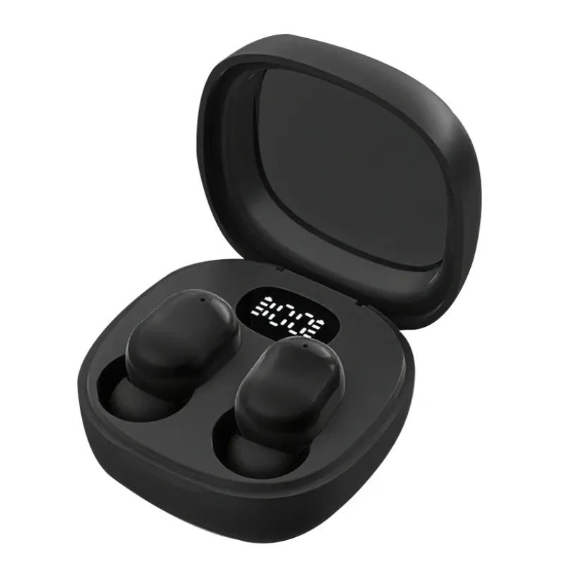 VIKEFON Fones de ouvido Bluetooth 5.3 Mini fones de ouvido TWS sem fio HIFI estéreo com redução de ruído e microfones