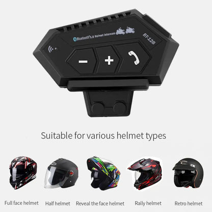 Capacete da motocicleta fone de ouvido bluetooth sem fio handsfree microfone fones leitor música controle voz para moto piloto
