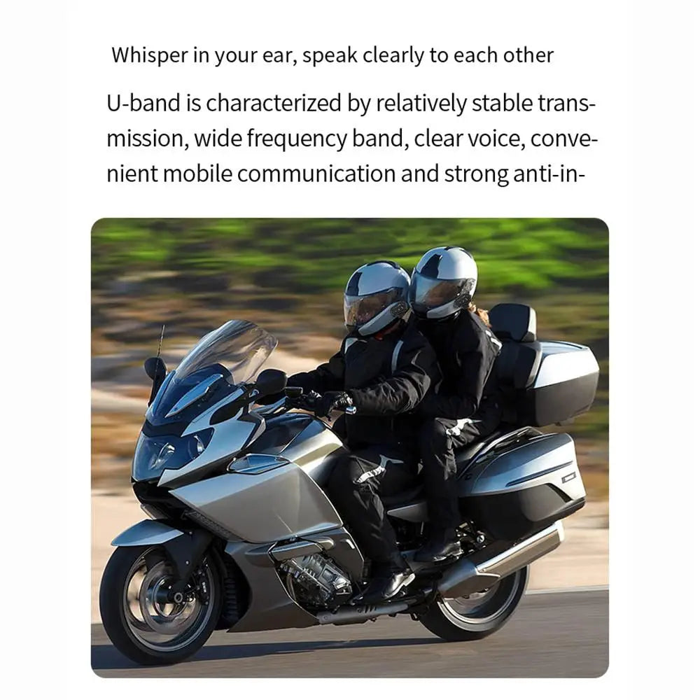 Capacete da motocicleta fone de ouvido bluetooth sem fio handsfree microfone fones leitor música controle voz para moto piloto
