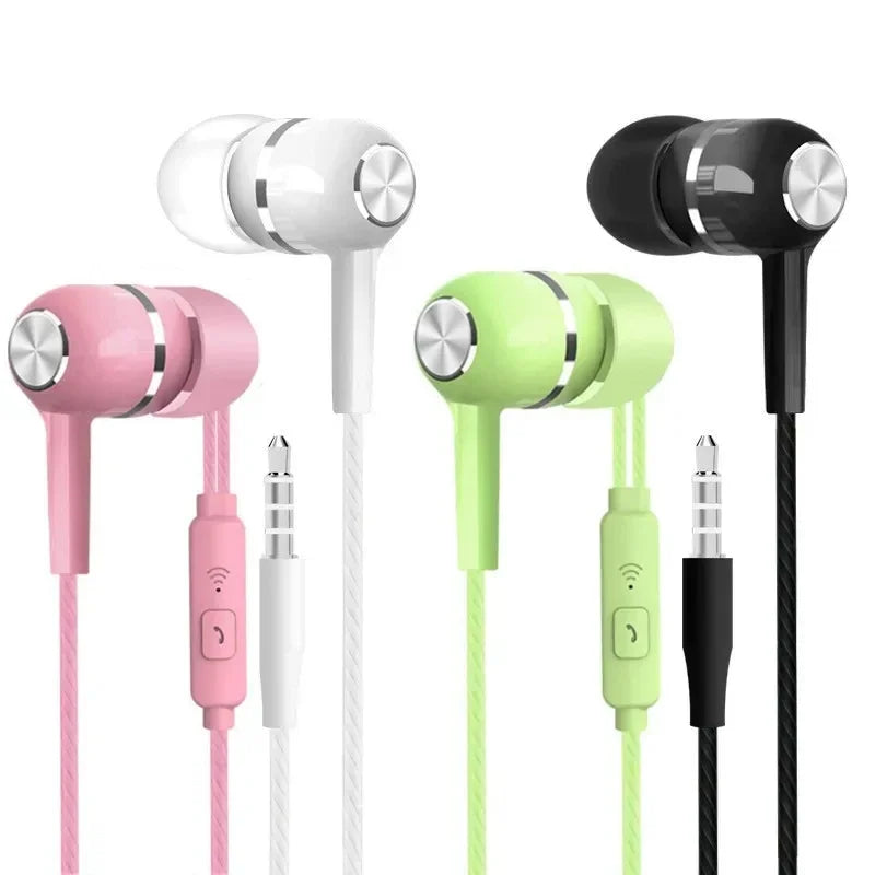 3.5mm com fio fone de ouvido no ouvido fone de ouvido alta fidelidade graves pesados monitor esportes fone estéreo música jogos com microfone