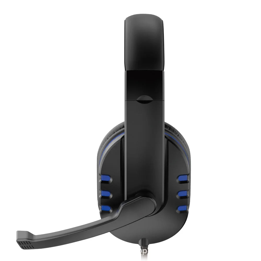 Fones de ouvido 3.5mm com fio gaming headset música para ps4 play station 4 jogo pc chat computador com microfone