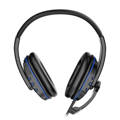Fones de ouvido 3.5mm com fio gaming headset música para ps4 play station 4 jogo pc chat computador com microfone